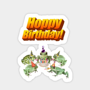 Hoppy Birthday Sticker